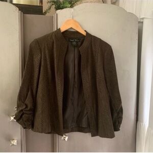 Brandon Thomas Brown Suede Jacket
